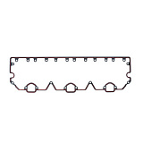 Прокладка корпуса коромысел QSM, ISM, M11 4319277X (Оригинал) CUMMINS
