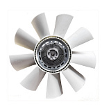 Вентилятор в сборе КАМАЗ-ЕВРО (D=660 мм) (Крыльчатка+муфта) 18223-3 HAFFEN