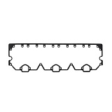 Прокладка корпуса коромысел QSM, ISM, M11 4070529 (Оригинал) CUMMINS