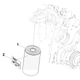 Фильтр масляный QSB LF3970 HAFFEN