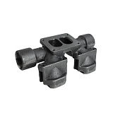 Коллектор выпускной WP10 (Средняя часть) 612600117090 WEICHAI