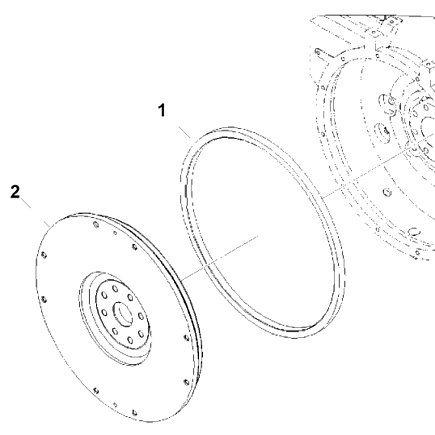 Венец маховика 4BT, 6BT, EQB (173 зуба) 3903309 HAFFEN