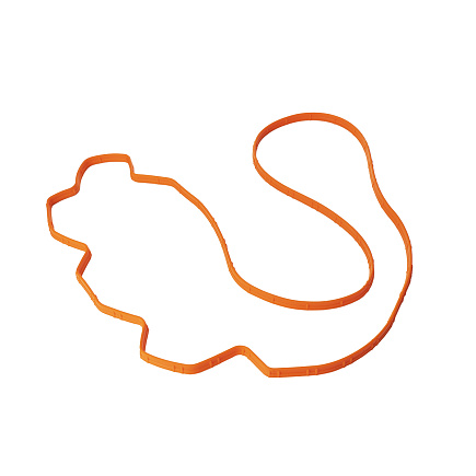 Прокладка корпуса коромысел 6ISBe (Под рамку) (Силикон, оранжевая) 4899231 HAFFEN