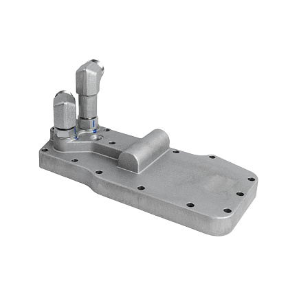 Головка теплообменника (Маслоохладителя) QSB 3971662 HAFFEN