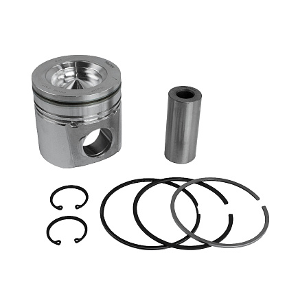 Поршень в сборе ISBe (Евро 4) (Ремонтный 0.50 мм) (порш, кольца порш, палец, ст. к.) 4956007 HAFFEN