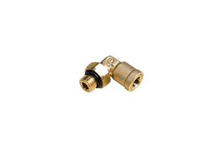 Фитинг угловой D8/M12x1,5 наружная резьба (латунь) 9502 8-M12x1,5 BOSHITE