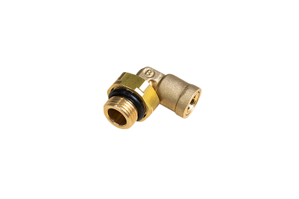 Фитинг угловой D8/M16x1,5 наружная резьба (латунь) 9502 8-M16x1,5 BOSHITE