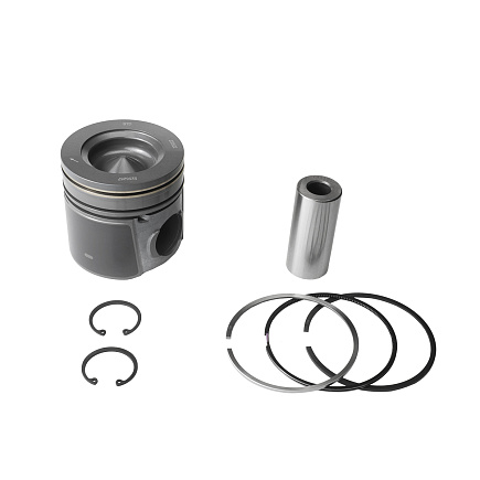 Поршень в сборе ISBe, ISDe (поршень, кольца поршневые, палец, стопорные кольца) 4376335 HAFFEN