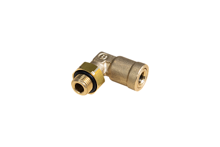 Фитинг угловой D6/M10x1 наружная резьба (латунь) 9502 6-M10x1 BOSHITE