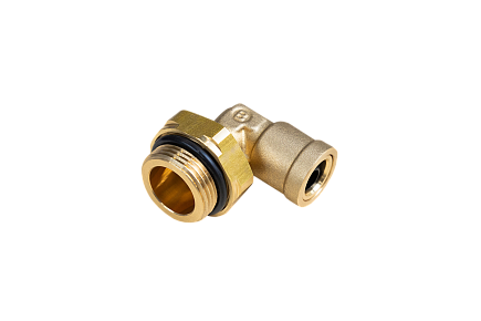 Фитинг угловой D10/M22x1,5 наружная резьба (латунь) 9502 10-M22x1,5 BOSHITE